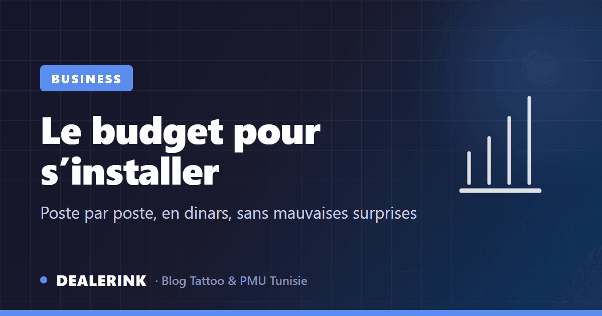 Combien coûte l'installation d'un poste de tatouage en Tunisie ?