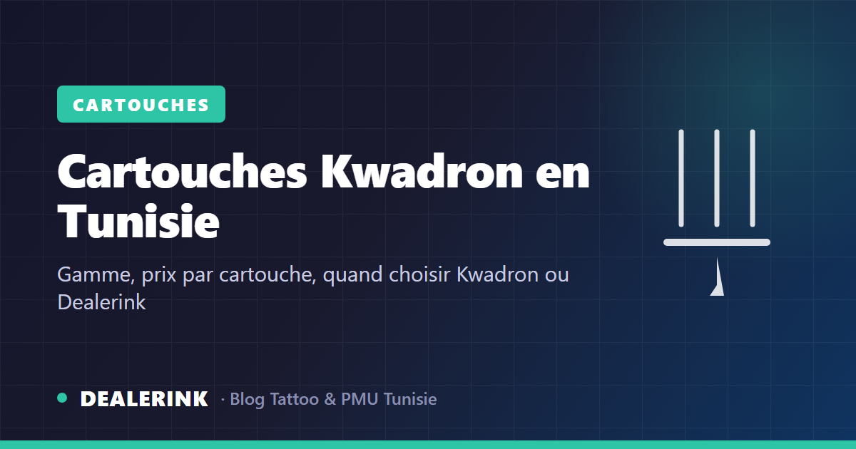 Cartouches Kwadron en Tunisie : gamme, prix par cartouche et où les acheter